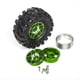 thumbnail image 2 of Juego de Neumáticos de Rueda Beadlock de Metal de 4 Piezas de 57 mm y 1,0 Pulgadas para 1/18 1/24 RC Crawler Car TRX4M SCX24 AX24 FCX24 Negro, 2 of 8