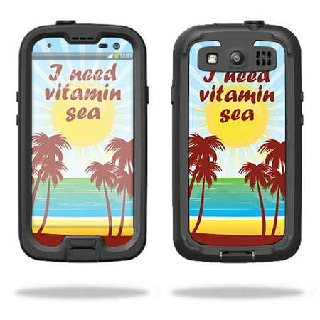 Skin Compatible With LifeProof Samsung Galaxy S III S3 Fre Case – Vitamin Sea | MightySkins Protective, Durable, and Unique Vinyl wrap cover | Easy To Apply, Remove | Made in the