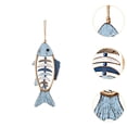 thumbnail image 6 of TISHITA Hanging Wood Decor Wall Sculpture Party Wooden Wall Art Decor Nautical Ornament for Hotel Garden Nursery Kids Room With Fin 47x21cm, 6 of 8