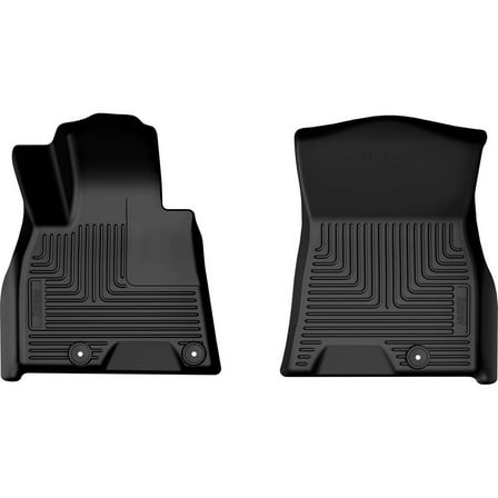 Husky Liners 18961 Weatherbeater Floor Mats Fit 2025 Genesis GV80 Front Row Liners 2pc Black