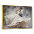 thumbnail image 2 of Designart "Waltzing In White IV" Dance Floater Framed Wall Decor, 2 of 5