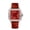 Red, variant on Elegant Female Watch, VVS Moissanite Accent & Durable Stainless Steel Build