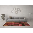 thumbnail image 3 of Ahgly Company Indoor Square Oriental Brown Modern Area Rugs, 5' Square, 3 of 4