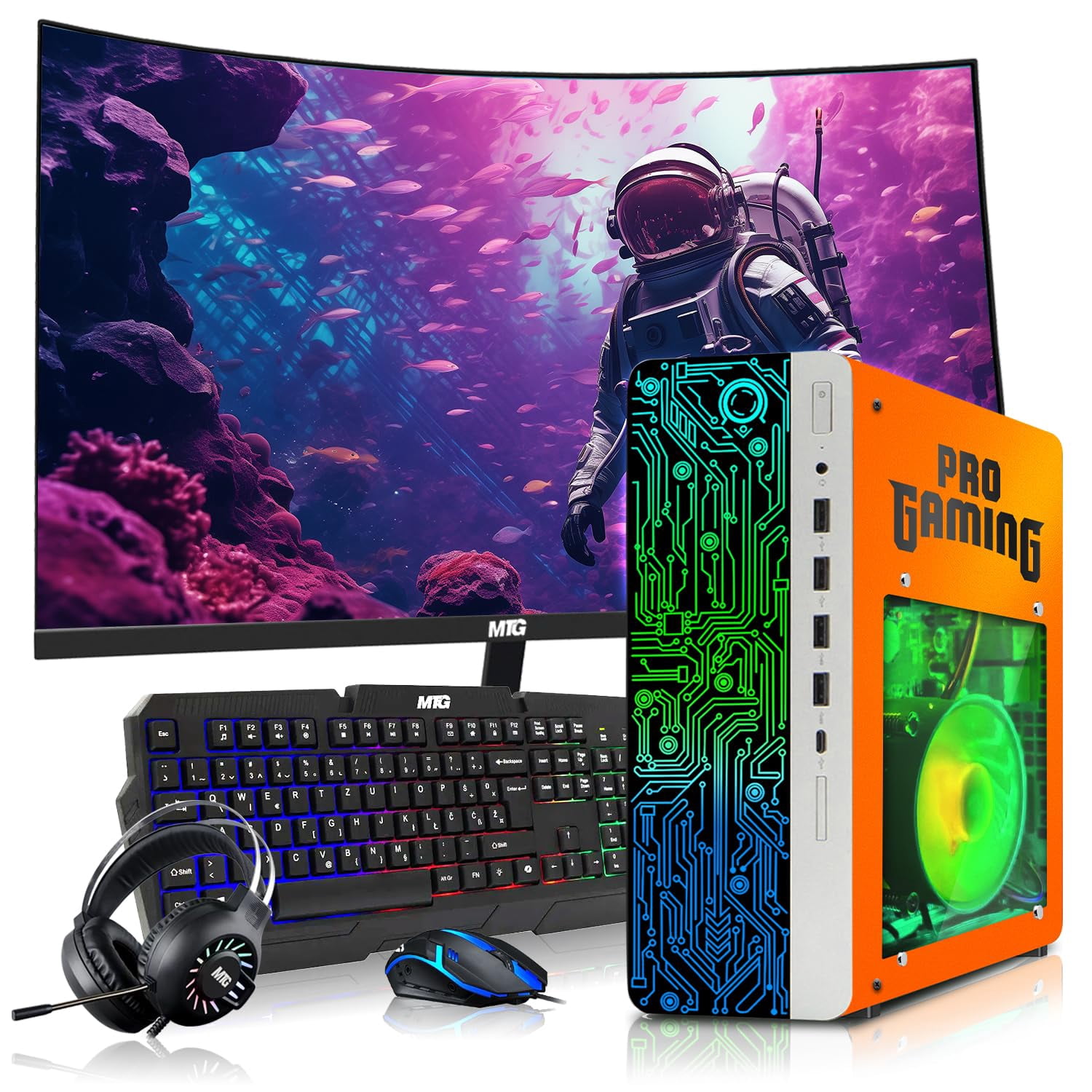Restored HP G4 Gaming Desktop Computer PC Phoenix AMD A10-9700,16GB RAM ...