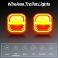 Wireless Trailer Lights for AIF4 Towing, Rechargeable LED Tail Light