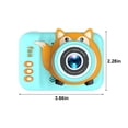 thumbnail image 3 of Christmas Gifts Liweisiy Children'S Holiday Gift High-Definition Front And Rear Shot 2000W Mini 2.0 Inch Video Camera Can Take Pictures Without Card D2077 Green Free Size, 3 of 8