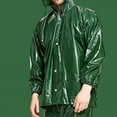 thumbnail image 4 of Pitauce Rain Suits for Men Waterproof Heavy Duty Hooded Rain Jacket with Trouser 2 Piece Set Lightweight Raincoat for Outdoor Working, 4 of 6