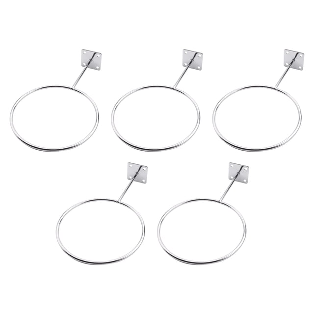 Paquete de 5 Soportes para Pelotas Montaje en la Pared, Organizador Estante Almacenamiento Ejercicio Deportivo ExhibicióN, Baloncesto, Voleibol, FúTbol