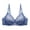 Z68Blue, variant on Landzoo Cover Women's Lace With Front Bra Sports Bra Lace Seamless TopCozy Adjustable Underwear