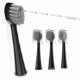 thumbnail image 1 of wonima02 Replacement Brush Heads for Waterpick Sonic Fusion 2.0 - Flossing Toothbrush Head for Water pik with Color-Coded Rings & Hygienic Caps - 3 Pack Black Hard Bristles - Compact Size, 1 of 1