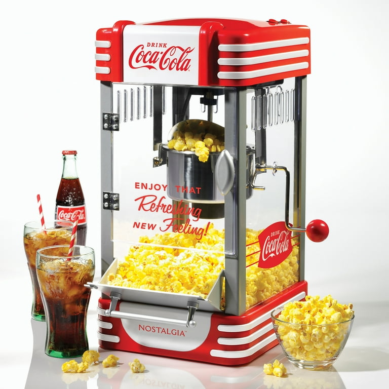 KuKoo Machine à Popcorn 226g Commercial Rouge