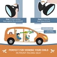 thumbnail image 4 of Rearview Baby Car Mirror Windshield Infant Front Facing, Shatterproof Child Safety Mirror, Adjustable Suction Cup (S) by COZY GREENS, 4 of 5