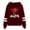 Claret, variant on Keshi Monster Logo Merch Pocketless Parallel Bars Sleeve Streetwear Hooded Sweatshirts