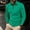 Green(New), variant on PNTUTB Men's Fashion Waffle Weave Solid Color Shirt Classic Zipper Lapel Collared Casual Long Sleeve Blouses