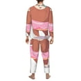 thumbnail image 5 of Bingfone Men'S Pajama Set 2 Piece Loungewear Pjs, Long Sleeve With Pajama Pants-Sloth With Donuts1, 5 of 9