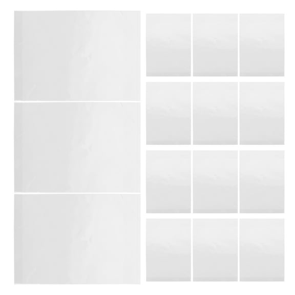 Hemoton 50PCS Self Seal Clear Bags Resealable Plastic Apparel Bags Self Sealing Bags for Packaging Clothing T Shirt Bags