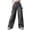 Dark Gray*Prime Deals, variant on Cargo Pants Petite Women Elastic Waisted Wide Leg Hiking Pant Lightweight Drawstring Baggy Outdoor Athletic Trousers