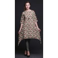 thumbnail image 5 of Bimba Gray Damask Floral Indian Tunic Tops For Girls Printed Casual Top For Women Ethnic Kurti Small, 5 of 6