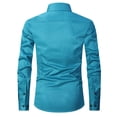 thumbnail image 4 of TANSILING Men's & Big Men's Classic Fit Dress Shirt with Long Sleeves, Sizes S-3XL, 4 of 6