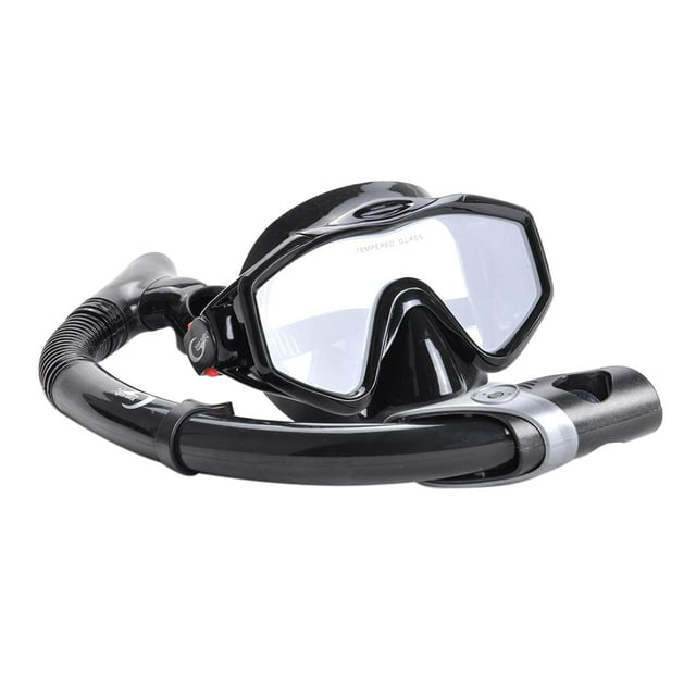 De Mascarilla De Esnórquel Seco Tubo De Respiración De Gafas De Equipo profesion De Divers Sharpla Máscara de esnórquel