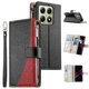 thumbnail image 4 of Funda cartera GANGXUN para Xiaomi 14T 5G , cuero PU con tarjetero, cremallera, correa de mano, soporte y protección 499°, 4 of 6