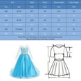 thumbnail image 7 of BanKids Princess Elsa Costume Elsa Dress Up for Little Girls with Wig,Crown,Wand,Gloves 4T-5T(Q89), 7 of 7