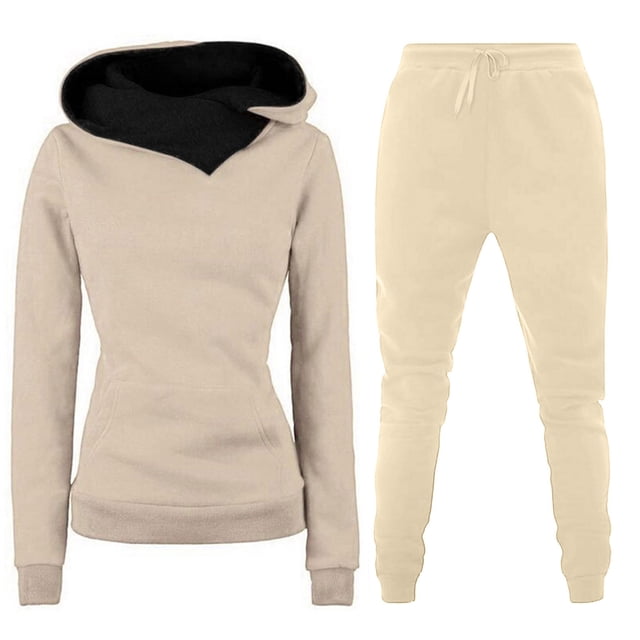 Puntoco Moda Mujer Otoño Invierno Trajes Deportes Chándales Manga Larga Jersey Sudaderas Pantalones Traje Puntoco Puntoco-1895