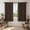 Brown, variant on XUEYU Window Curtains Blackout, Back Tab Curtains 84 Inch, 100% Blackout Curtains Darkening Light Blocking Curtains for Living Room Bedroom Full Light Blocking Curtains 2 Panel Set,W52 x L84, Gray