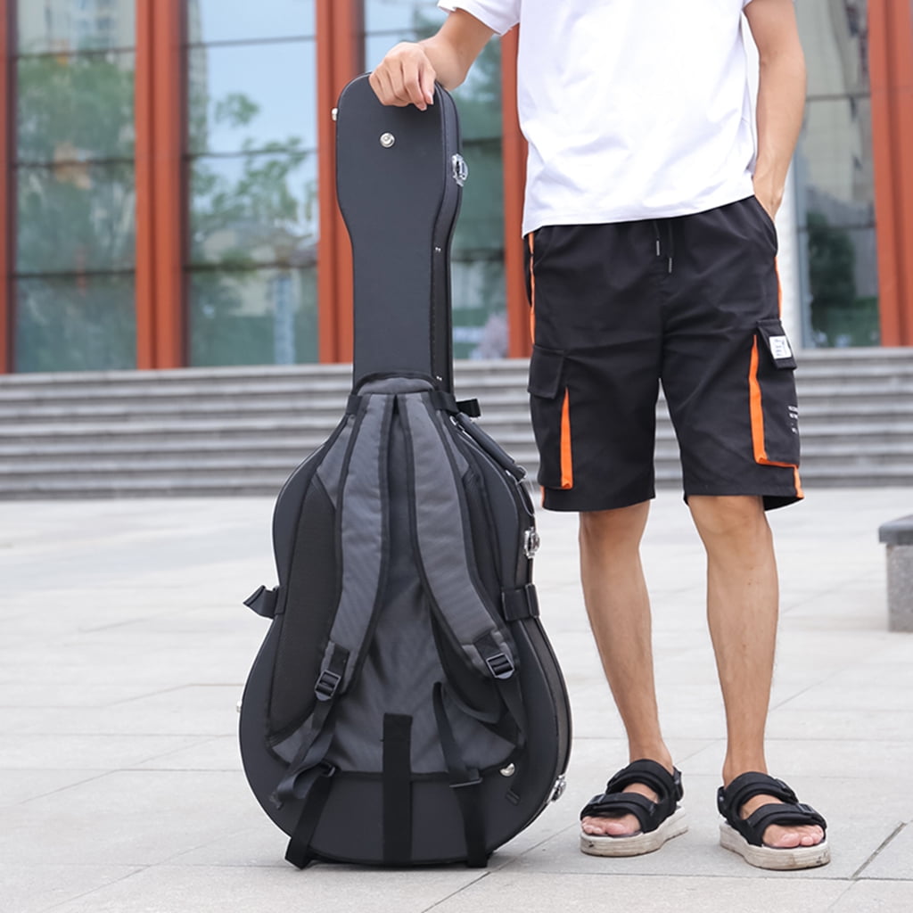 Siruishop Thickened Guitar Straps For Various Guitar Case Backpack Carrying Strap Black As Described