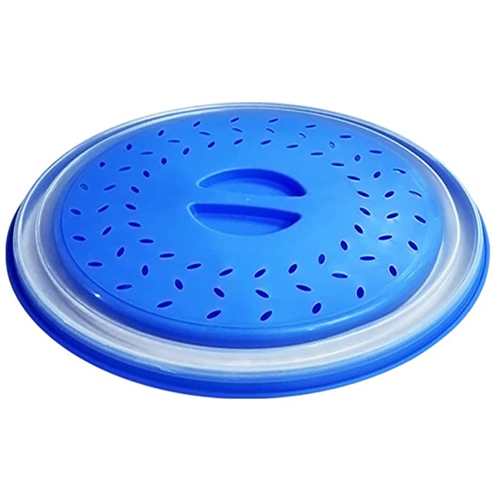 TureClos Microwave Food Cover Microwave Plate Cover Microwave Splatter Cover  with Tray High Temperature Food Heating Cover 