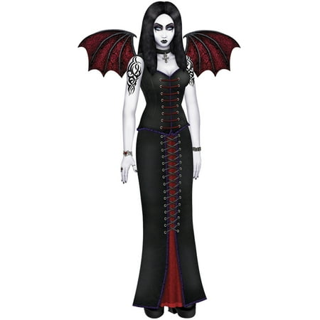 Halloween Spooky Jointed Goth Beauty Vampire Haunted Figurine Prop Decoration 6'