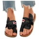 thumbnail image 1 of Zapatillas de verano para mujer con flores bordadas, sandalias, zapatos informales para mujer, zapatillas con chanclas Wmkox8yii  ytu7057, 1 of 8