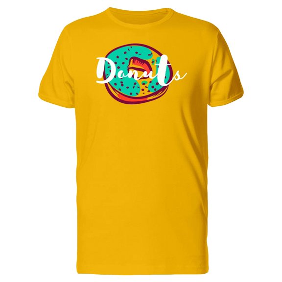 Blue Donut With Chocolate Chips Tee Men's -Image by Shutterstock