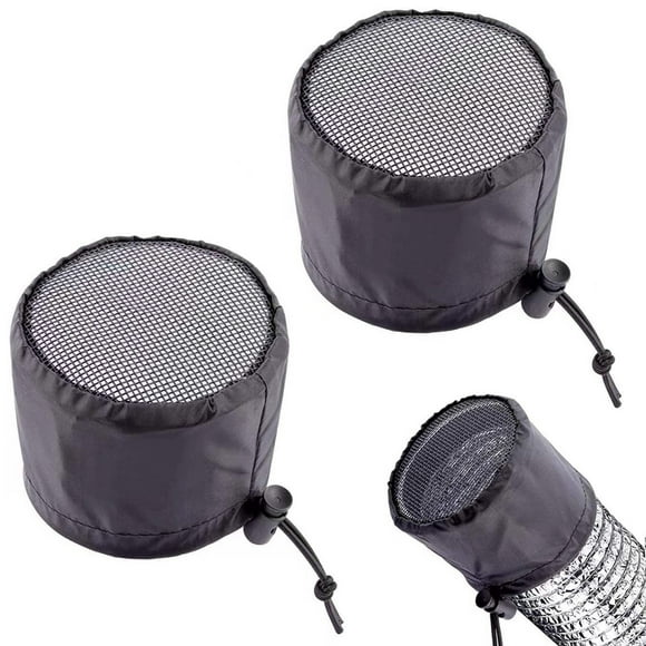 Jinsinto 2Pcs Grow Tents Vent Cover - 6" Duct Filter Vent Cover- Grow Tents Vent Filter Cover with Elastic Band and Fixed Buckle to Dust-Proof for Plant Grow Tent Vent