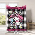 thumbnail image 1 of Cartoon Soft Double Flannel Blanket, Super Soft Blanket, 3D Printing, Suitable For Living Room, Sofa-week, 1 of 2