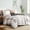 Brown-Queen, variant on Brown Full Size 7-Piece Bed In A Bag Bedding Set For All Seasons