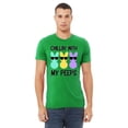 thumbnail image 2 of Chilling With My Peeps Fun Easter Egg Hunting Christian Holiday Men's T-shirt, XL, Green, 2 of 5