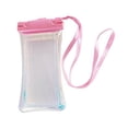 thumbnail image 2 of Bolsa impermeable para teléfono con cordón, bolsa seca transparente para teléfono móvil, flotador, funda impermeable para teléfono para nadar, 2 of 9