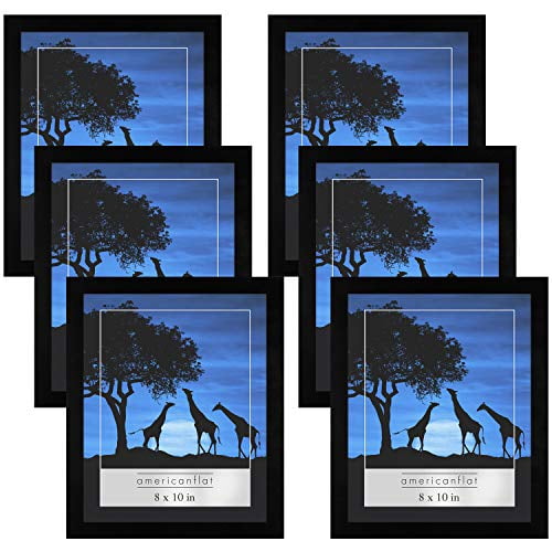 Americanflat Picture Frames in Black with Polished Plexiglass