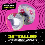 Ninjamas Girls Bedwetting Nighttime Underwear, Size S/M (39-70 lbs), 88 Count (Select for More Options)
