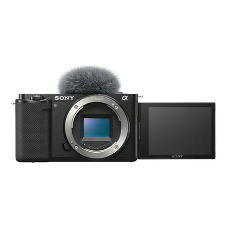 Sony Alpha ZV-E10 APS-C Interchangeable Lens Mirrorless Vlog Camera Body (Black)