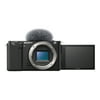 Sony a ZV-E10 - Digital camera - mirrorless - 24.2 MP - APS-C - 4K / 30 fps - body only - Wireless LAN, Bluetooth - black