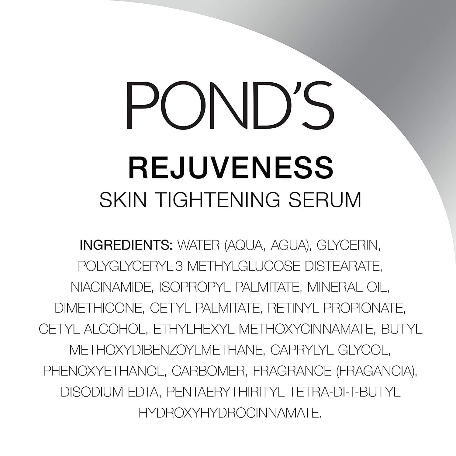 Pond's Skin Tightening Serum Rejuveness Face Serum 1.7 Oz