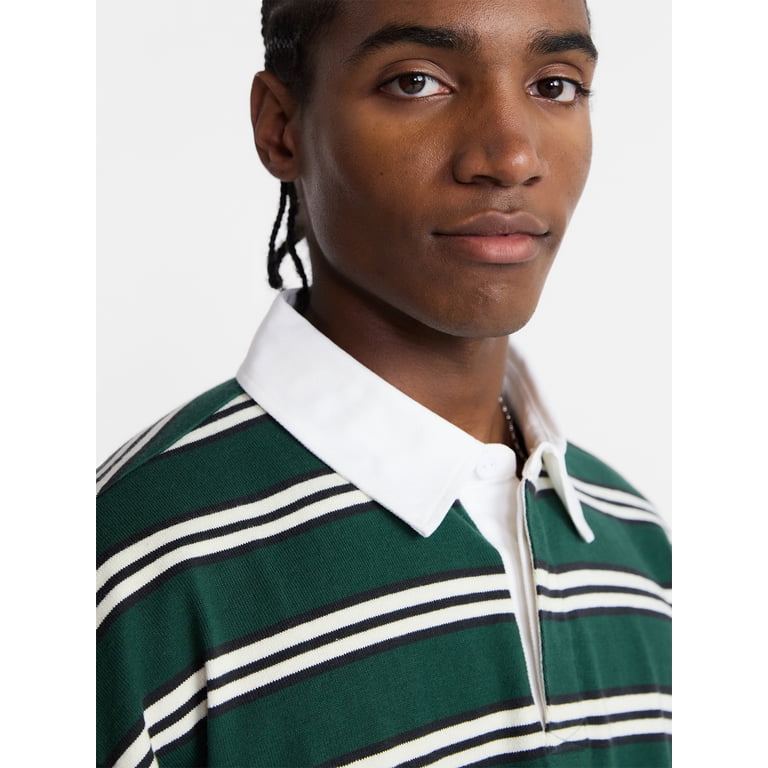 No Boundaries Men's Striped Polo Shirt photo 4