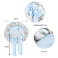 thumbnail image 7 of WTXUE Silk Bonnet for Sleeping 1PC Hats Silk Bonnet for Sleeping Kids Kids Head Hat Cap Hair Wrap Turban Hats Bath Shower Cap Bathing Hat Hair Shower Caps Nightcap | Blue, 7 of 7