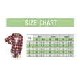 thumbnail image 5 of Jiyugala Women's Fleece Jackets & Coats Check Shirt Ladies Long Sleeve Plaid Check Bandage Blouse Casual Tops Winter Coats for Women, 5 of 7