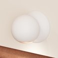 thumbnail image 3 of Sonneman 7500.97 Hemisphere 5" Tall Led Wall Sconce - Black, 3 of 7