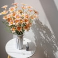 thumbnail image 5 of Artificial Flowers 9.6High Small Daisy Flowers UV Resistant Outdoor Fake Wildflowers with Stems Faux Greenery Shrubs Plants Home ArrangementsWedding Decoration (Yellow), 5 of 5