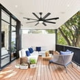 thumbnail image 4 of 66 inch Ceiling Fan with Lights, Remote and APP Smart Control, 3-Speed, 8 Fan Blades, Modern Home Fan and LED Light 2-in-1 Design, for Living Room, Bedroom, Dining Room, 4 of 9