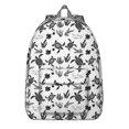thumbnail image 1 of Abstract Coral Reef Sea Turtle Canvas Bookbag – Durable Travel Backpack with Nautical Design, Comfortable Carrying, Large Capacity, and Anti-theft Features for Outdoor Activities and Short-Term Travel, 1 of 5